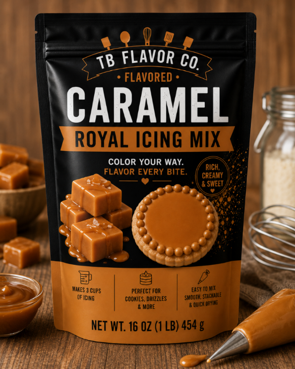 Caramel Flavored Royal Icing