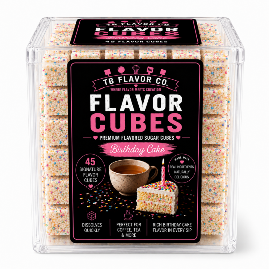 Birthday Cake Flavor Cube
