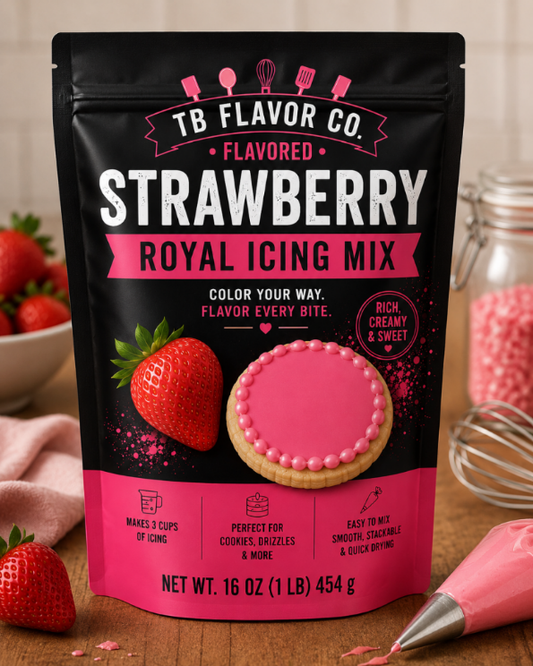 Strawberry Royal Icing Mix
