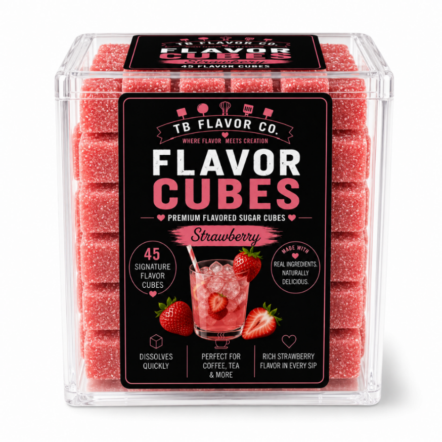 Strawberry Flavor Cube