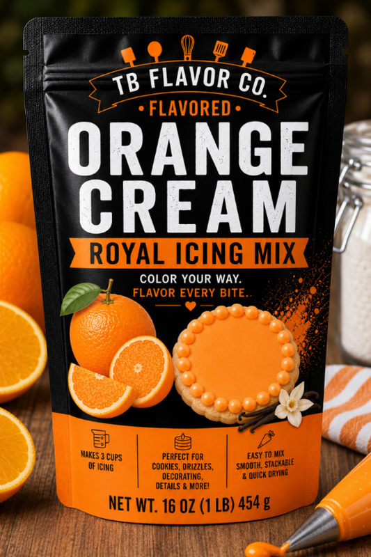 Orange Cream Royal Icing Mix